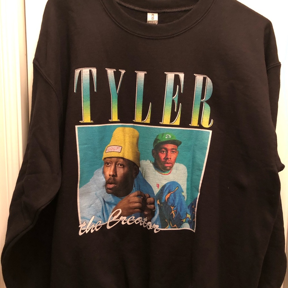 Never worn black sweatshirt “Tyler the creator” sz large